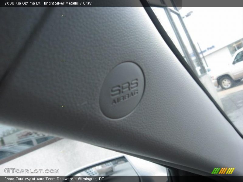 Bright Silver Metallic / Gray 2008 Kia Optima LX