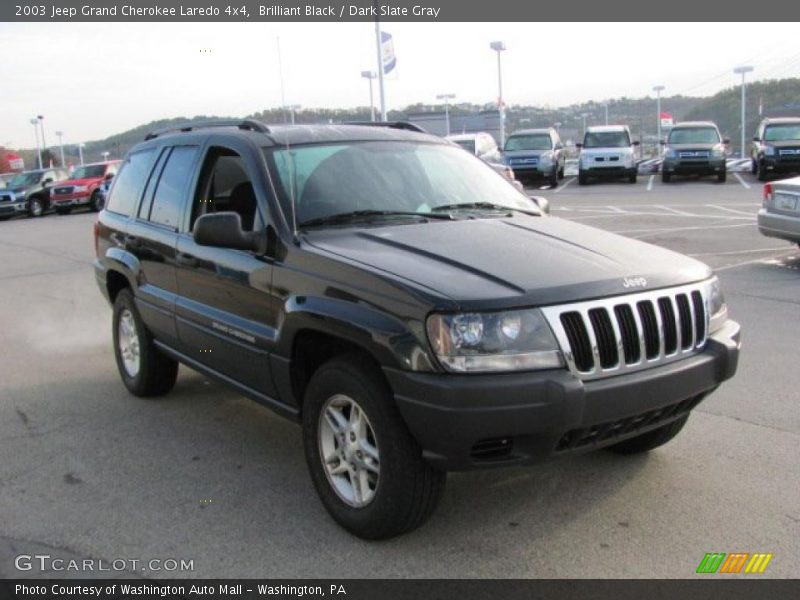 Brilliant Black / Dark Slate Gray 2003 Jeep Grand Cherokee Laredo 4x4