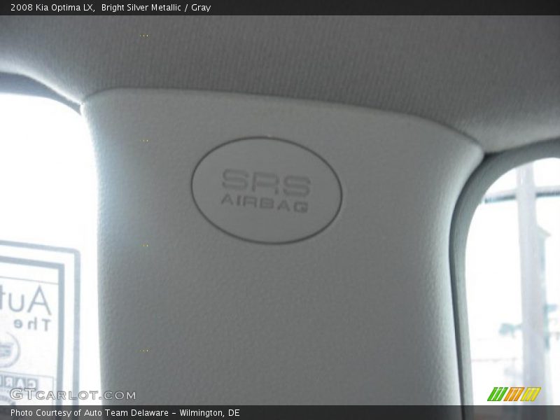 Bright Silver Metallic / Gray 2008 Kia Optima LX