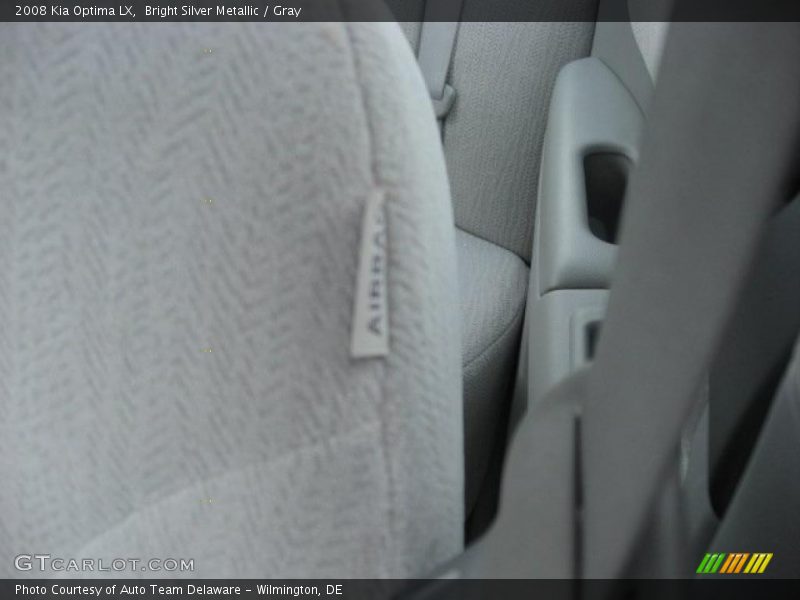 Bright Silver Metallic / Gray 2008 Kia Optima LX