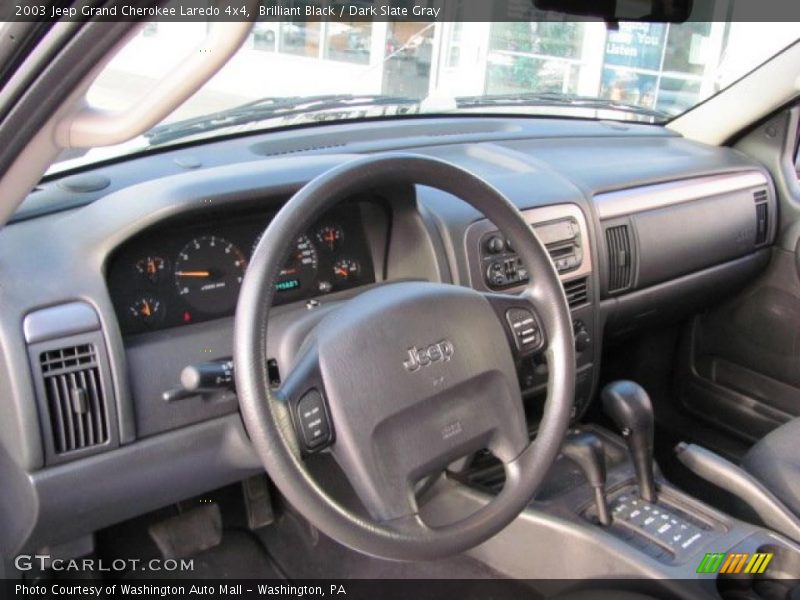 Brilliant Black / Dark Slate Gray 2003 Jeep Grand Cherokee Laredo 4x4