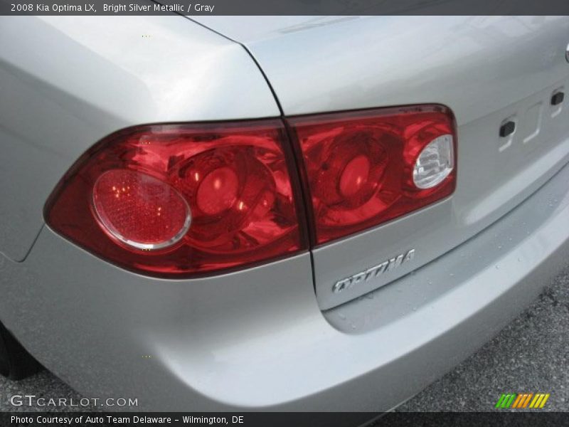 Bright Silver Metallic / Gray 2008 Kia Optima LX
