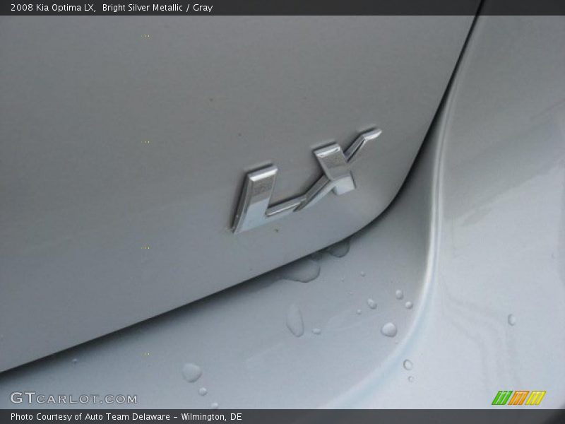 Bright Silver Metallic / Gray 2008 Kia Optima LX