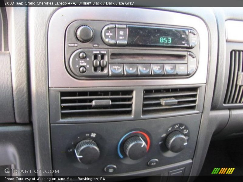 Brilliant Black / Dark Slate Gray 2003 Jeep Grand Cherokee Laredo 4x4