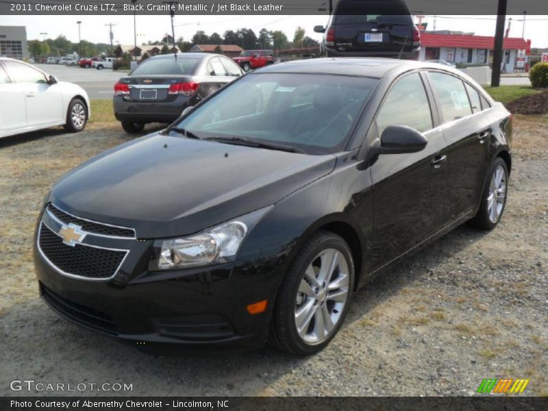 Black Granite Metallic / Jet Black Leather 2011 Chevrolet Cruze LTZ