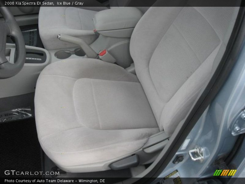 Ice Blue / Gray 2008 Kia Spectra EX Sedan