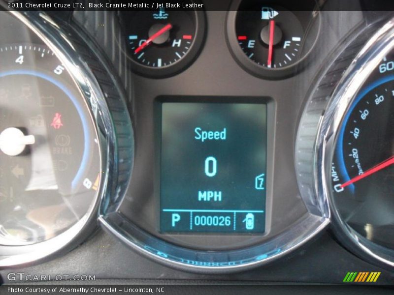 Black Granite Metallic / Jet Black Leather 2011 Chevrolet Cruze LTZ