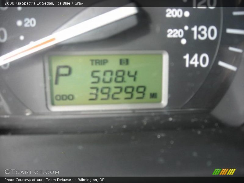 Ice Blue / Gray 2008 Kia Spectra EX Sedan