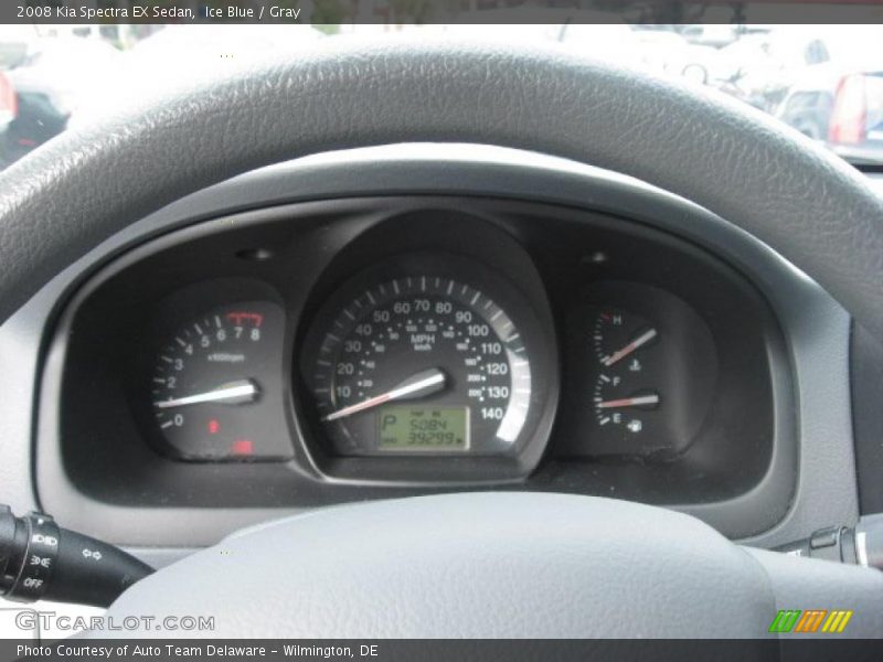 Ice Blue / Gray 2008 Kia Spectra EX Sedan