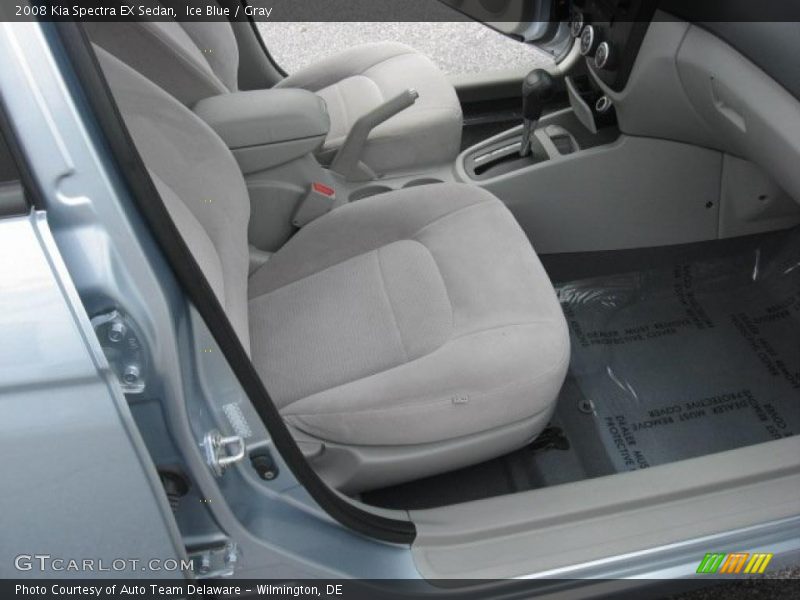 Ice Blue / Gray 2008 Kia Spectra EX Sedan