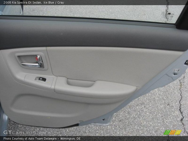 Ice Blue / Gray 2008 Kia Spectra EX Sedan