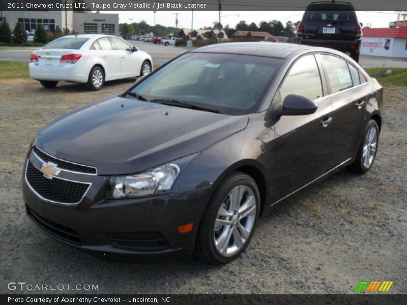 Taupe Gray Metallic / Jet Black Leather 2011 Chevrolet Cruze LTZ