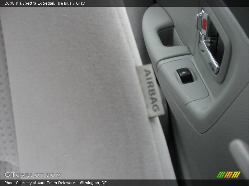 Ice Blue / Gray 2008 Kia Spectra EX Sedan