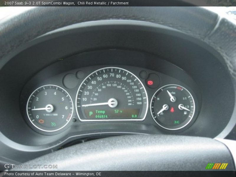  2007 9-3 2.0T SportCombi Wagon 2.0T SportCombi Wagon Gauges