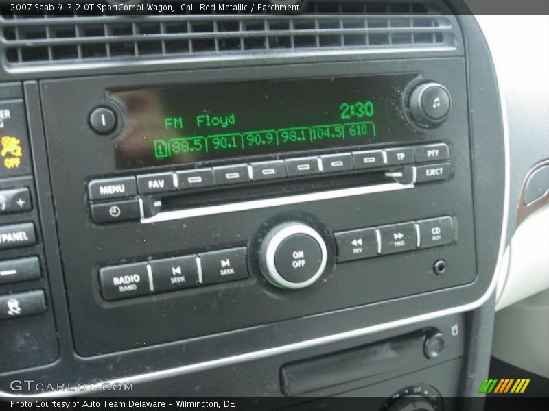 Controls of 2007 9-3 2.0T SportCombi Wagon