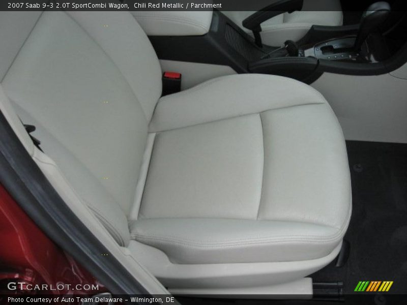 Chili Red Metallic / Parchment 2007 Saab 9-3 2.0T SportCombi Wagon