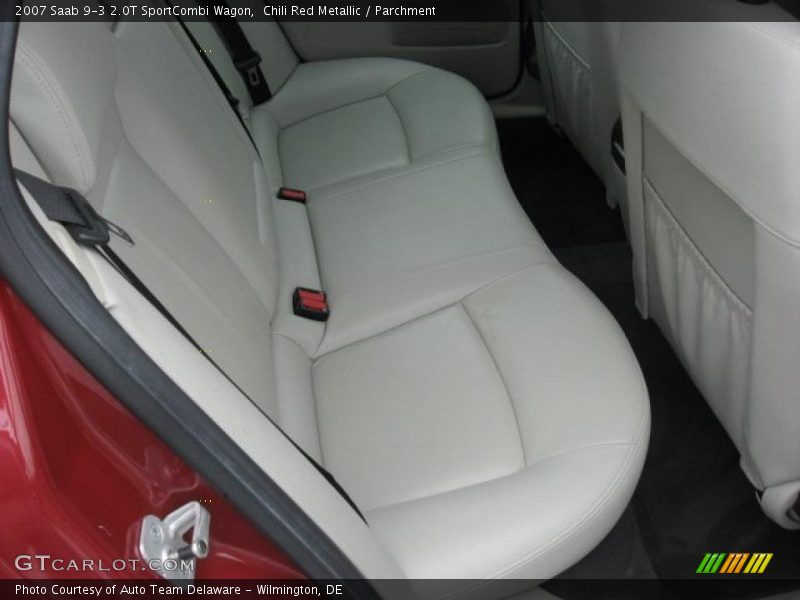 Chili Red Metallic / Parchment 2007 Saab 9-3 2.0T SportCombi Wagon