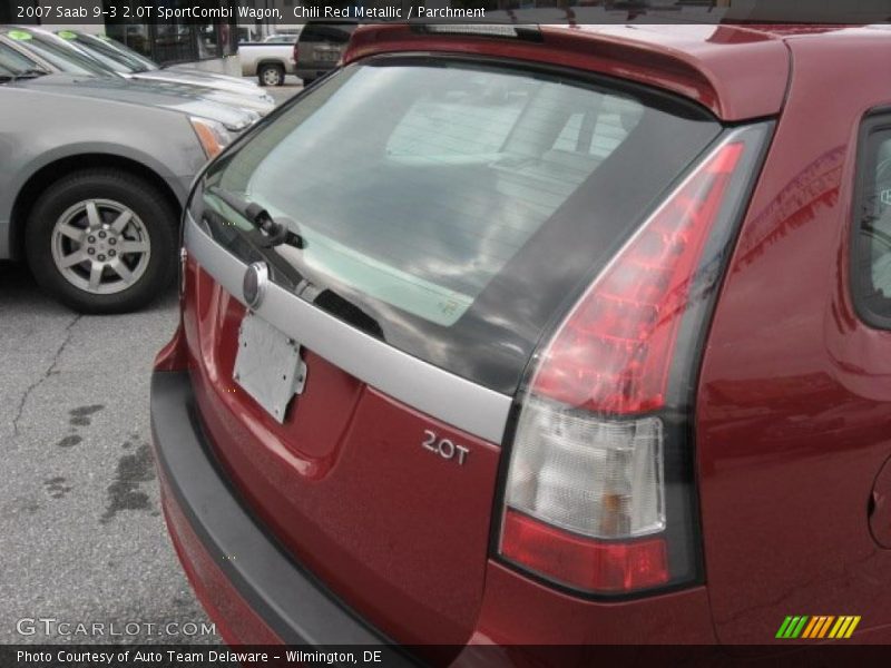Chili Red Metallic / Parchment 2007 Saab 9-3 2.0T SportCombi Wagon