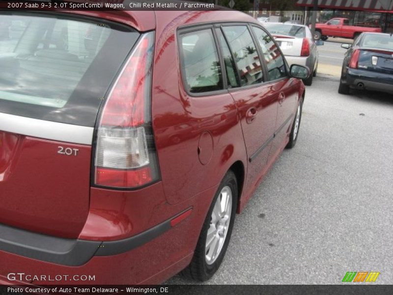 Chili Red Metallic / Parchment 2007 Saab 9-3 2.0T SportCombi Wagon