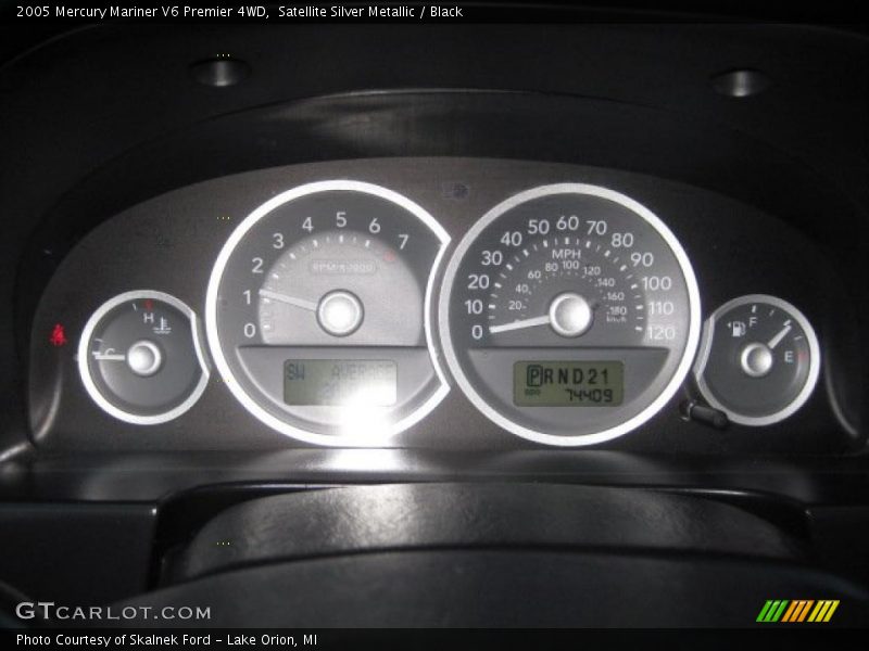  2005 Mariner V6 Premier 4WD V6 Premier 4WD Gauges