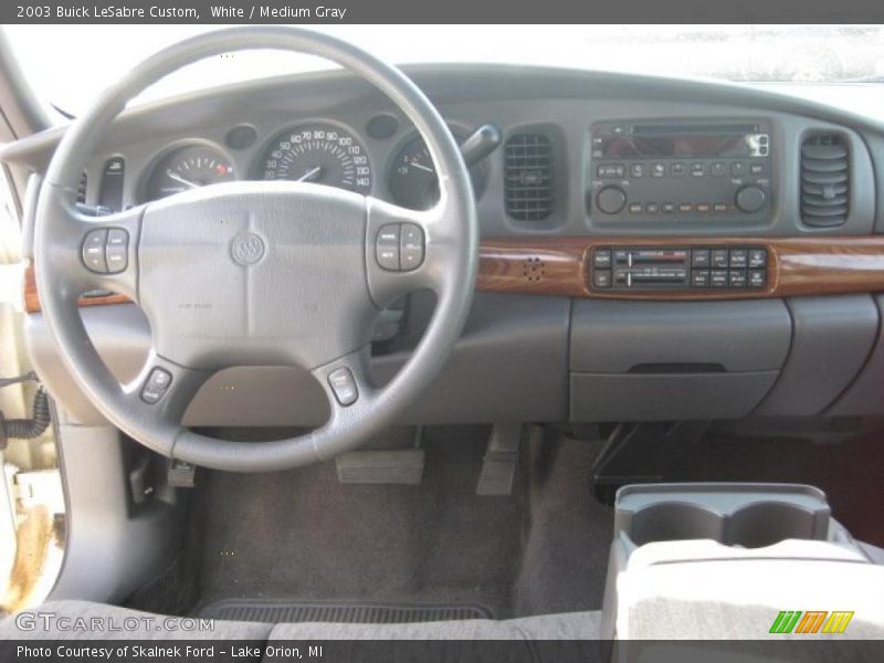 White / Medium Gray 2003 Buick LeSabre Custom