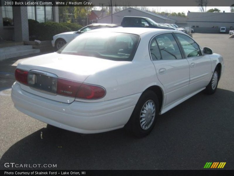 White / Medium Gray 2003 Buick LeSabre Custom