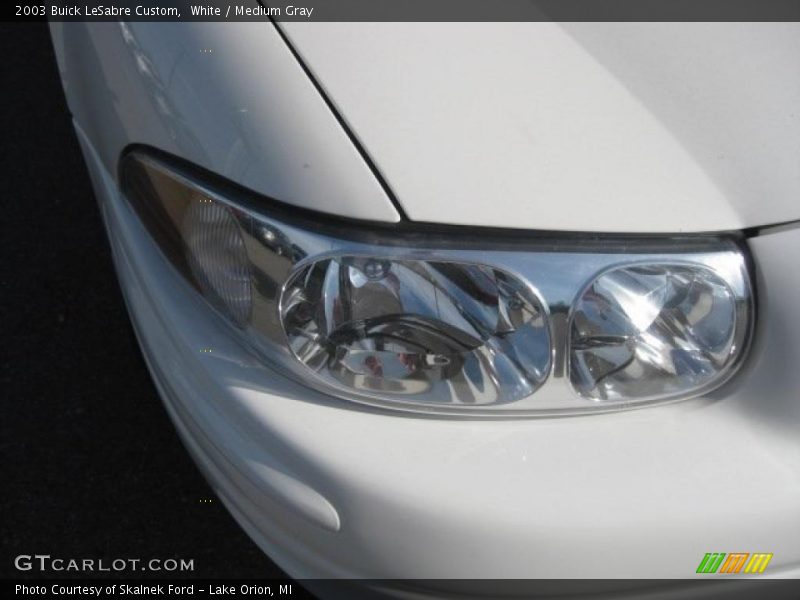 White / Medium Gray 2003 Buick LeSabre Custom
