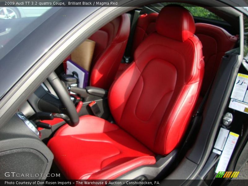  2009 TT 3.2 quattro Coupe Magma Red Interior