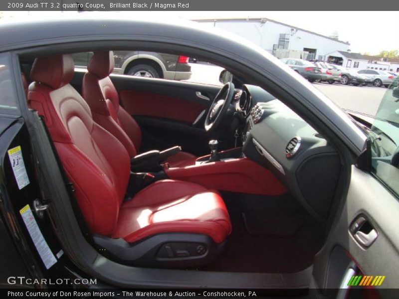  2009 TT 3.2 quattro Coupe Magma Red Interior