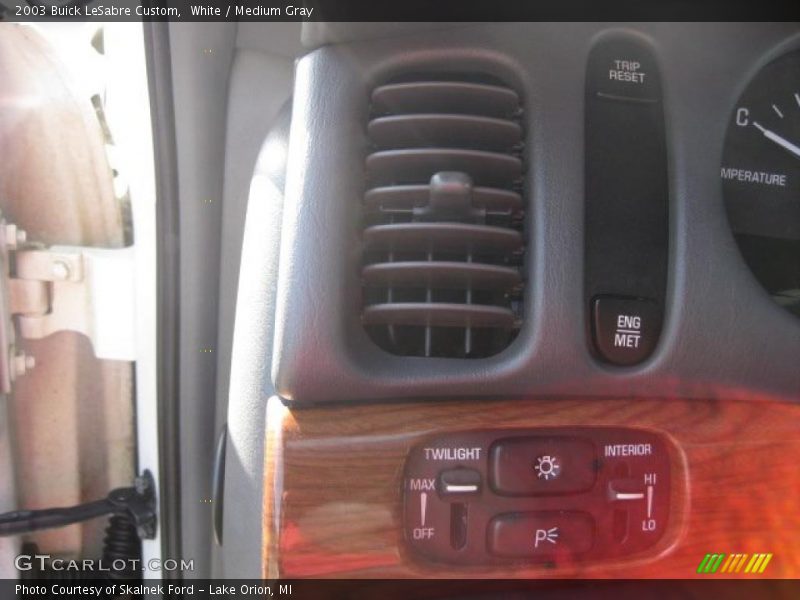 White / Medium Gray 2003 Buick LeSabre Custom