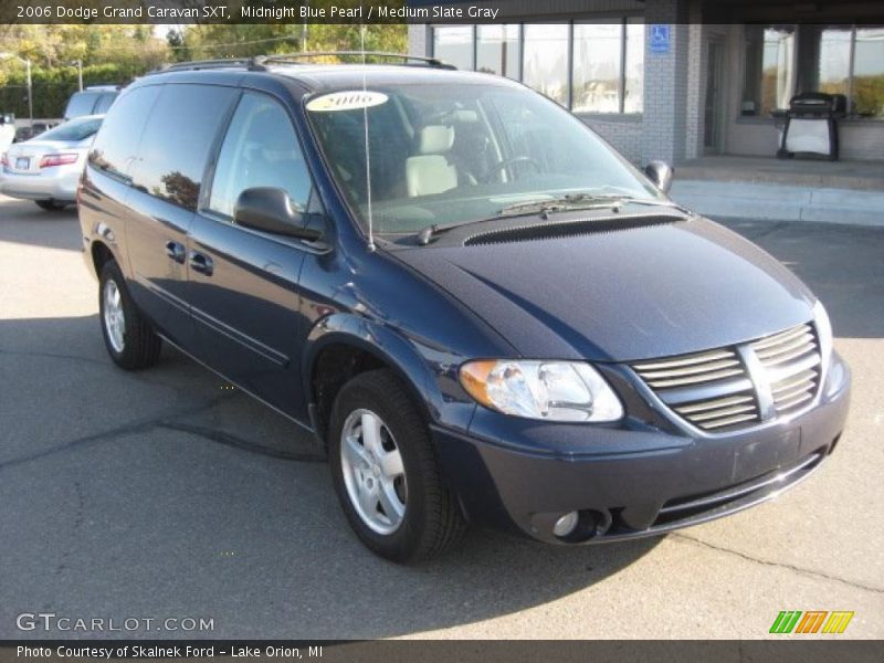 Midnight Blue Pearl / Medium Slate Gray 2006 Dodge Grand Caravan SXT
