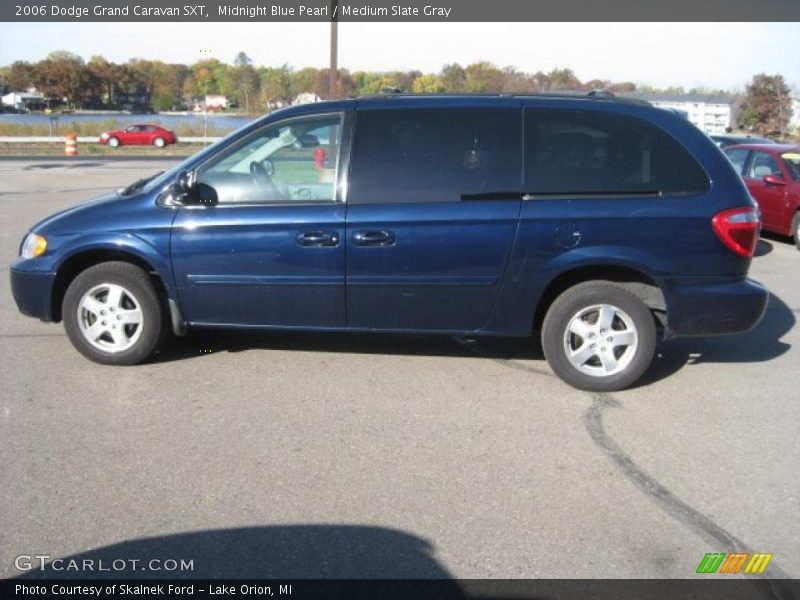 Midnight Blue Pearl / Medium Slate Gray 2006 Dodge Grand Caravan SXT
