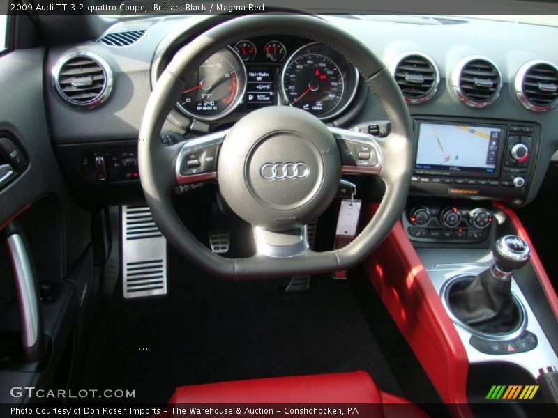 Dashboard of 2009 TT 3.2 quattro Coupe