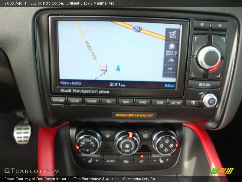 Navigation of 2009 TT 3.2 quattro Coupe