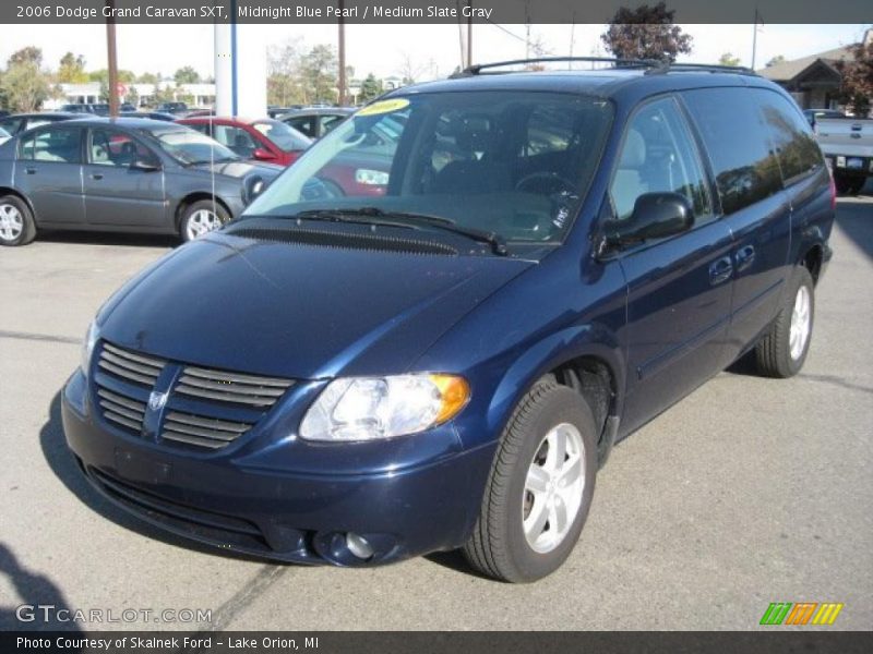Midnight Blue Pearl / Medium Slate Gray 2006 Dodge Grand Caravan SXT