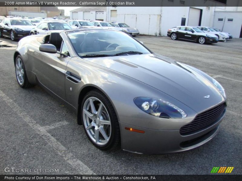 Front 3/4 View of 2008 V8 Vantage Roadster