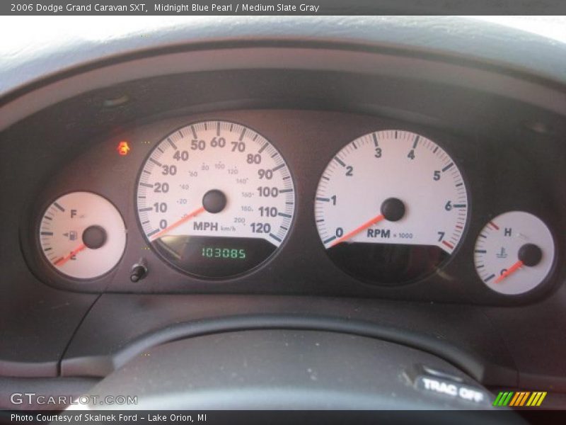 Midnight Blue Pearl / Medium Slate Gray 2006 Dodge Grand Caravan SXT