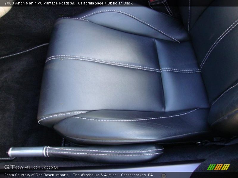  2008 V8 Vantage Roadster Obsidian Black Interior