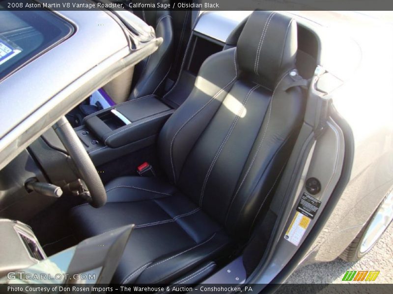  2008 V8 Vantage Roadster Obsidian Black Interior