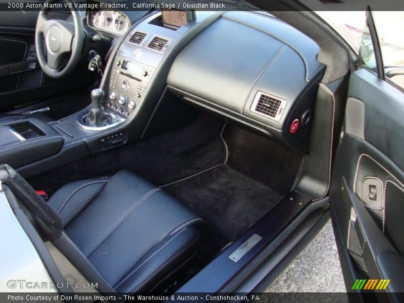  2008 V8 Vantage Roadster Obsidian Black Interior