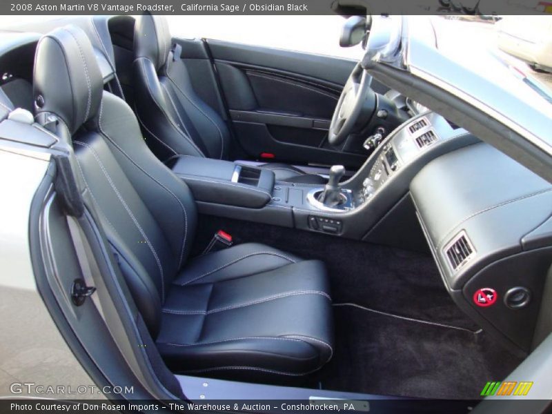  2008 V8 Vantage Roadster Obsidian Black Interior