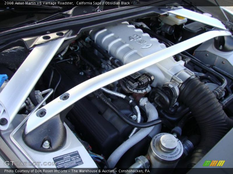  2008 V8 Vantage Roadster Engine - 4.3 Liter DOHC 32V VVT V8