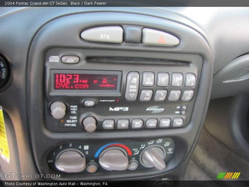 Black / Dark Pewter 2004 Pontiac Grand Am GT Sedan