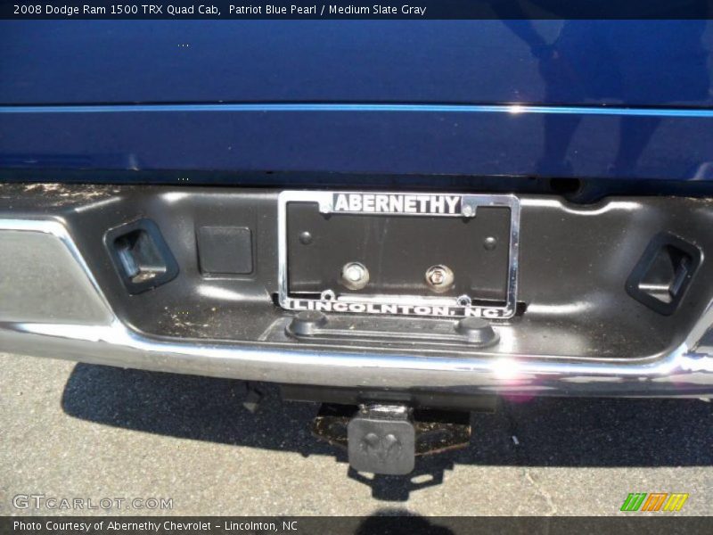 Patriot Blue Pearl / Medium Slate Gray 2008 Dodge Ram 1500 TRX Quad Cab