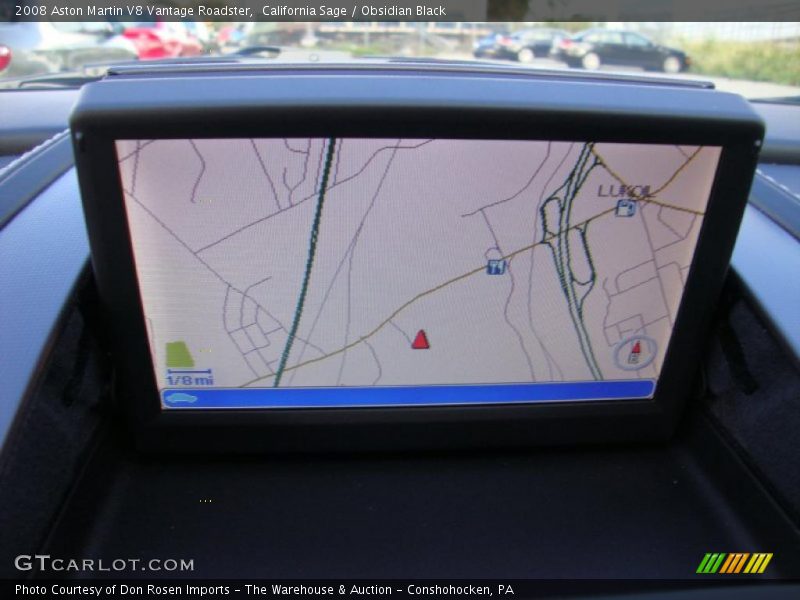 Navigation of 2008 V8 Vantage Roadster