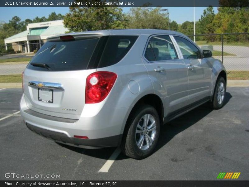 Silver Ice Metallic / Light Titanium/Jet Black 2011 Chevrolet Equinox LS
