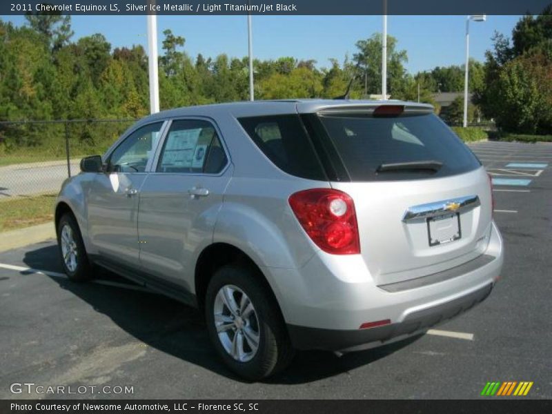 Silver Ice Metallic / Light Titanium/Jet Black 2011 Chevrolet Equinox LS