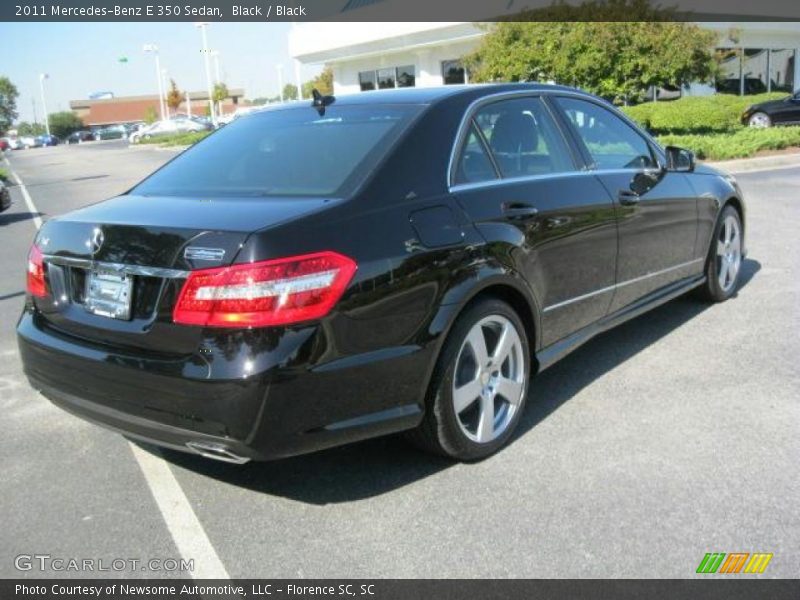 Black / Black 2011 Mercedes-Benz E 350 Sedan
