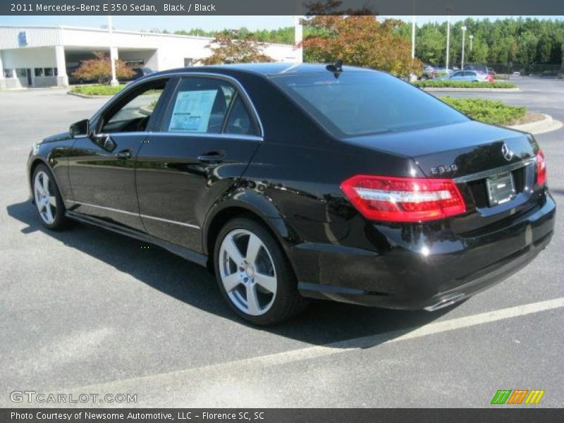 Black / Black 2011 Mercedes-Benz E 350 Sedan
