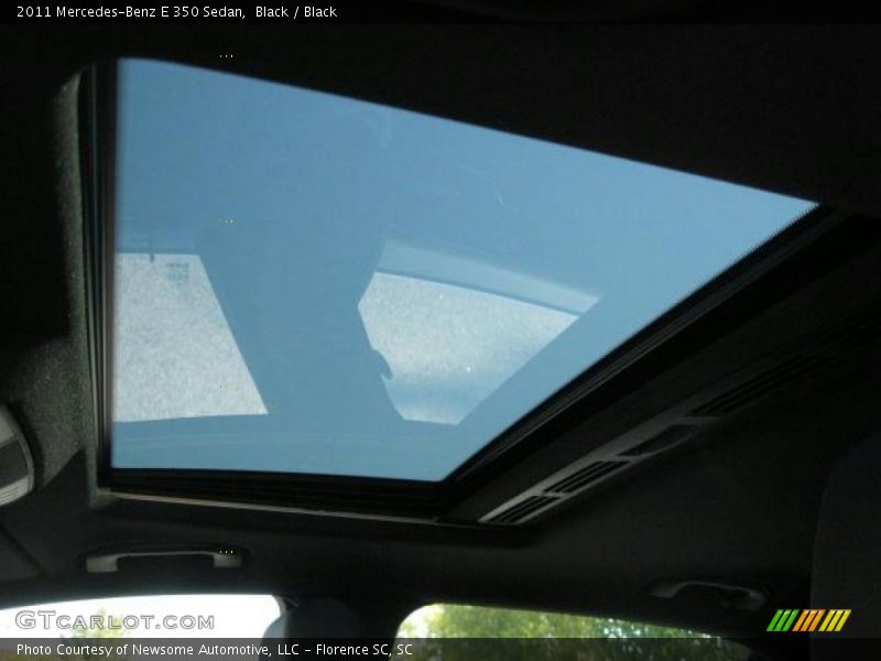 Sunroof of 2011 E 350 Sedan